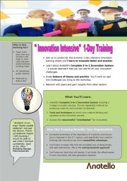 Anatello innovation training open course April 14