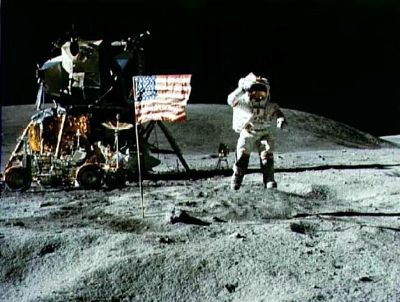 Innovation Vision symbolised by first man on the moon