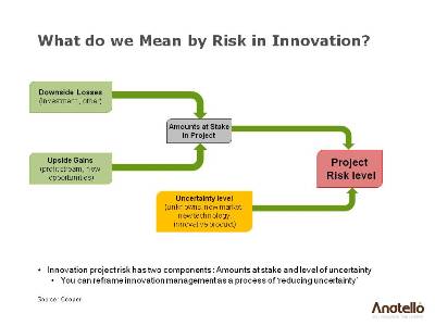 Risk management in innovation